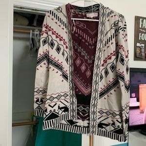 Pink republic cardigan! Size M.